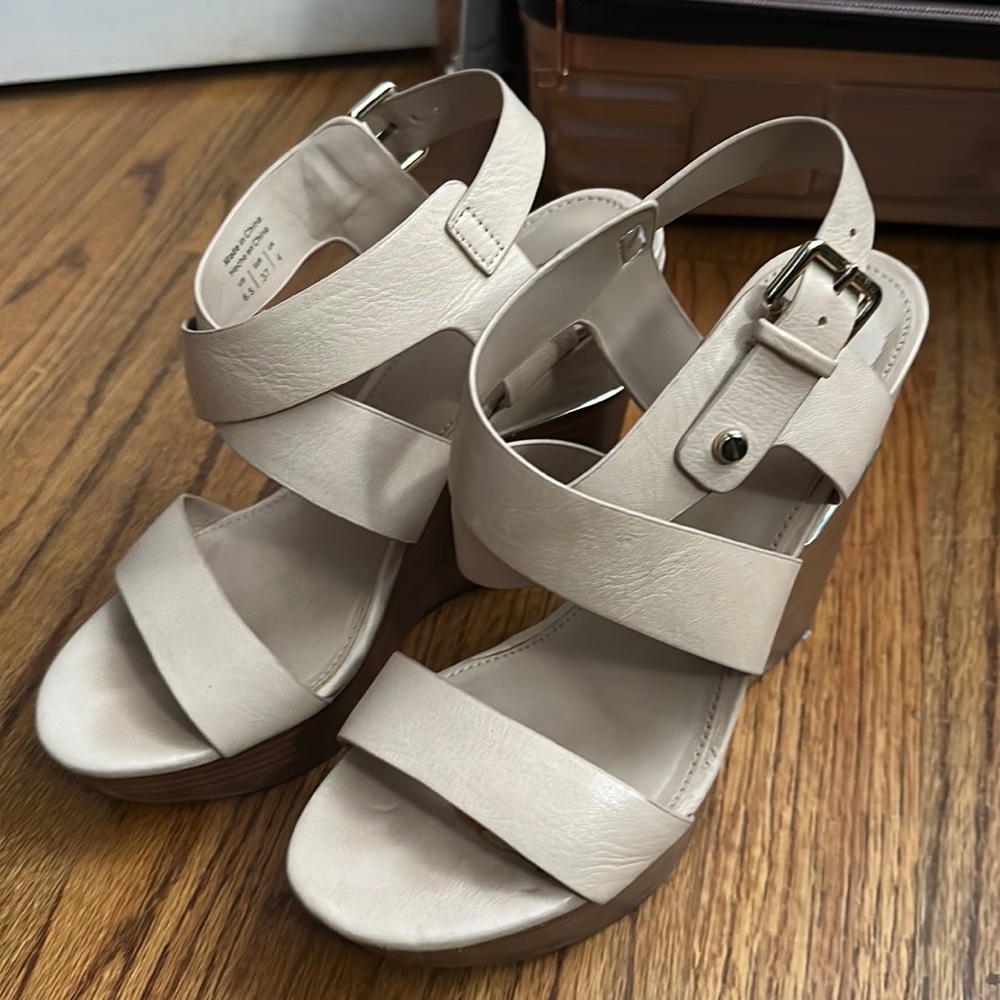 Aldo tan wedges